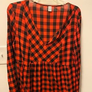 Old Navy buffalo check shirt